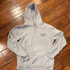 Brixton Light Gray M Men's Hoodie-soft!